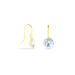 Boucles D'oreilles Pendantes Oxyde Rond Or Jaune Oxyde De Zirconium - Boucles d'oreilles pendantes Femme | Histoire d’Or