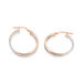 Créoles Maelia Or Bicolore - Boucles d'oreilles créoles Femme | Histoire d’Or