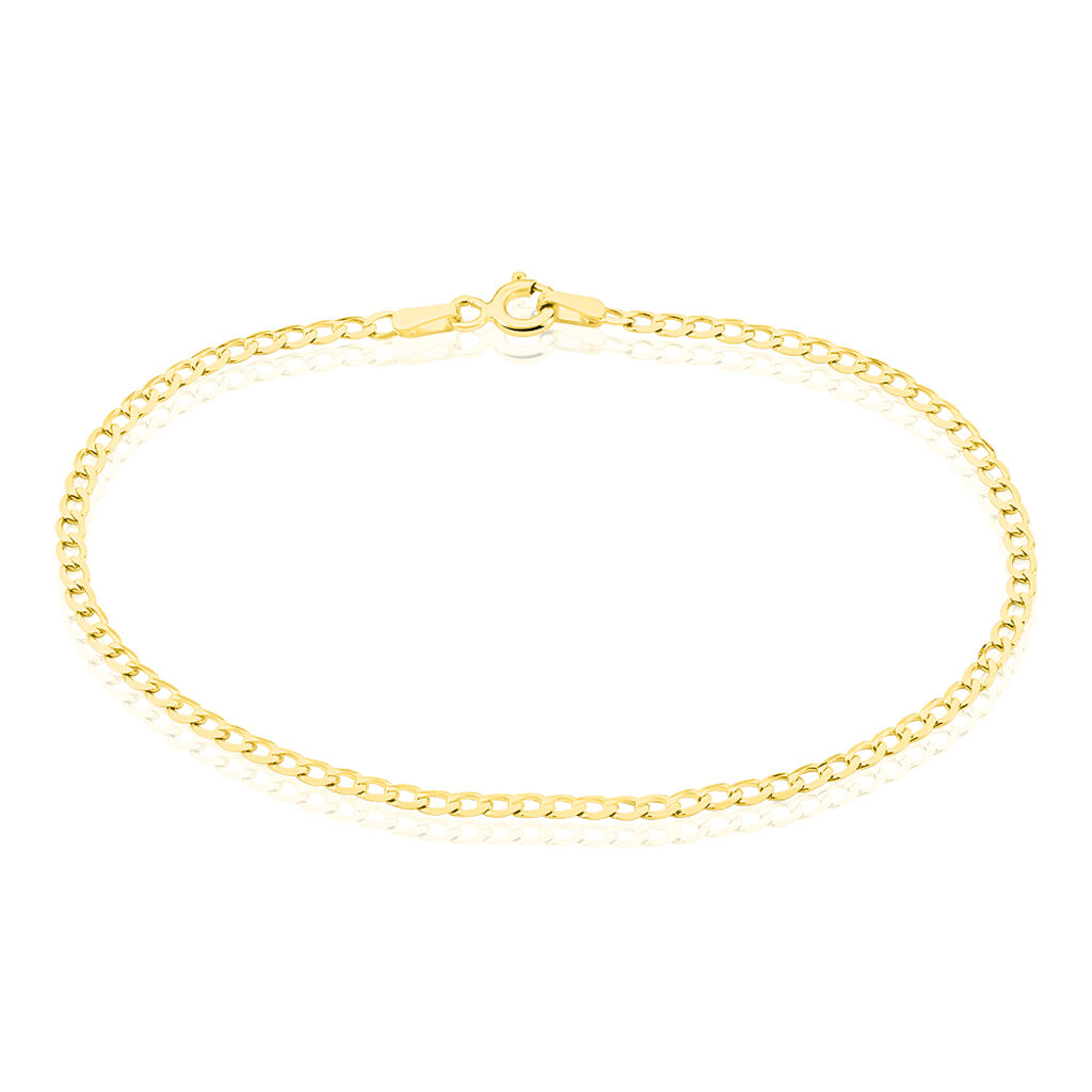 Bracelet Identité Etheline Maille Gourmette Or Jaune - Bracelets Communion Enfant | Histoire d’Or
