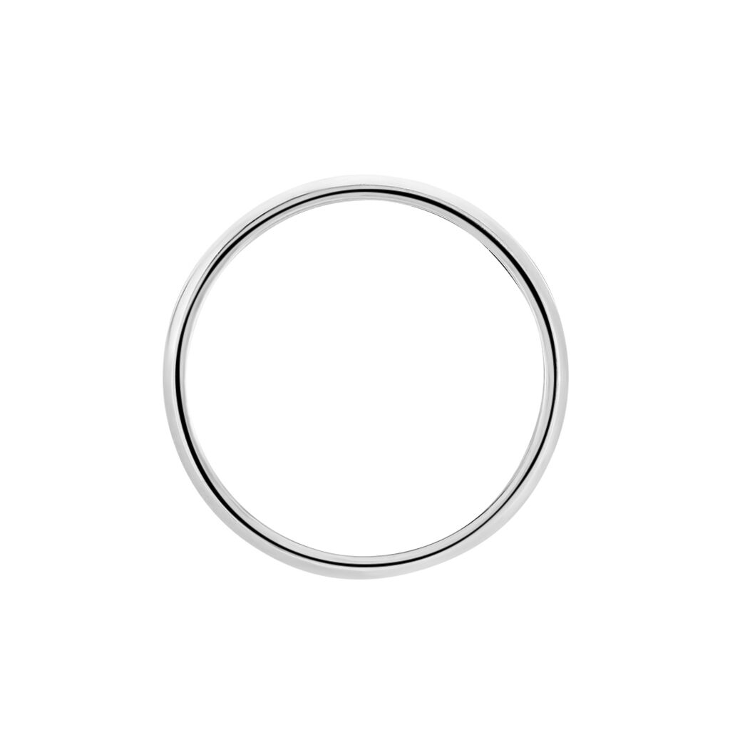 Alliance Alexyne Argent Blanc - Alliances Famille | Histoire d&rsquo;Or