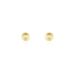 Boucles D'oreilles Puces Fidelia Boule Sablee Or Jaune - Clous d'oreilles Femme | Histoire d’Or