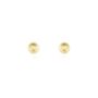 Boucles D'oreilles Puces Fidelia Boule Sablee Or Jaune