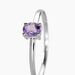 Bague Lily Or Blanc Amethyste