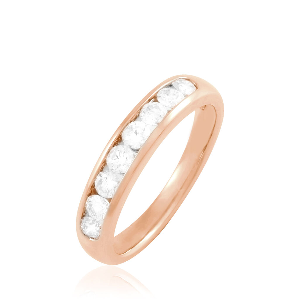 Alliance Giulia Or Rose Diamant - Alliances Femme | Histoire d’Or