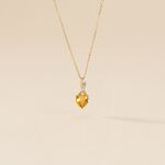 Collier Or Jaune Clothilde Citrine - Colliers Femme | Histoire d&rsquo;Or
