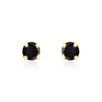 Boucles D'oreilles Puces Or Jaune Oxyde De Zirconium