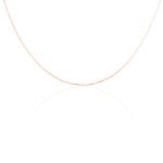 Cha&icirc;ne Igoa Maille For&ccedil;at Diamantee Or Rose - Chaines Femme | Histoire d&rsquo;Or
