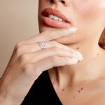 Bague Leopoldine Or Blanc Diamant - Bagues avec pierre Femme | Histoire d&rsquo;Or