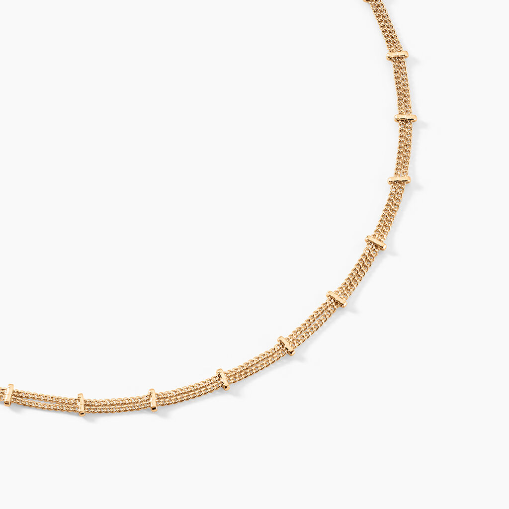 Collier Naria Plaqué Or Jaune - Colliers doubles et triples chaînes Femme | Histoire d’Or