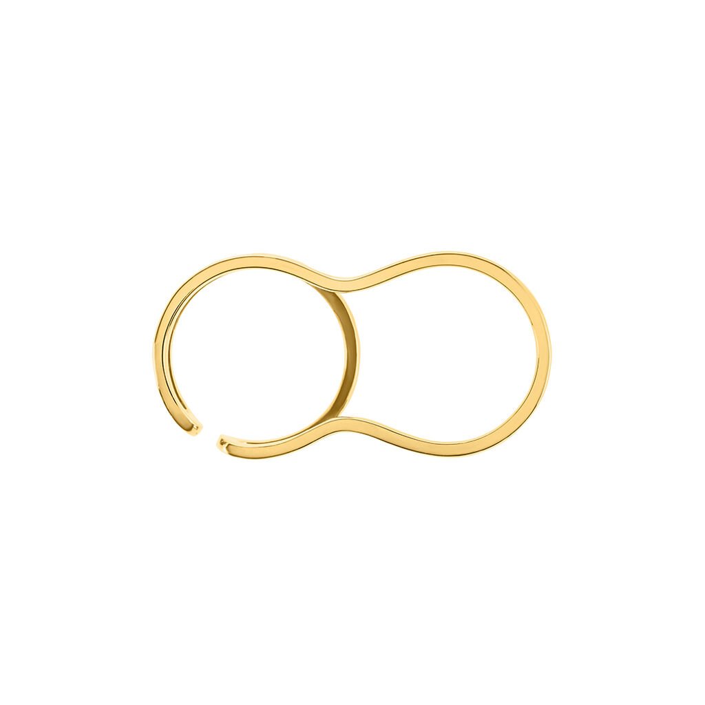 Bague Gold Aura Acier Jaune - Bagues fantaisie Femme | Histoire d&rsquo;Or