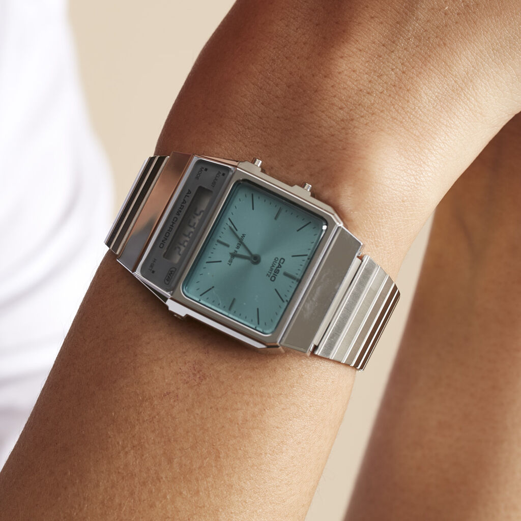 Montre Casio Collection Vintage Edgy Bleu - Montres Unisex | Histoire d’Or