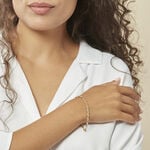 Bracelet Carlo Or Bicolore Maille Marine Ronde - Bracelets cha&icirc;ne Femme | Histoire d&rsquo;Or