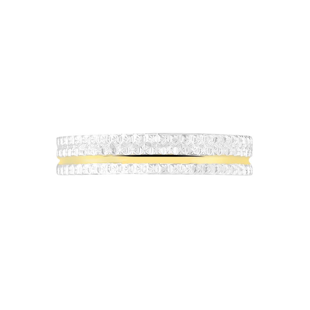 Alliance Rozella Ruban Plat Or Bicolore - Alliances Femme | Histoire d’Or
