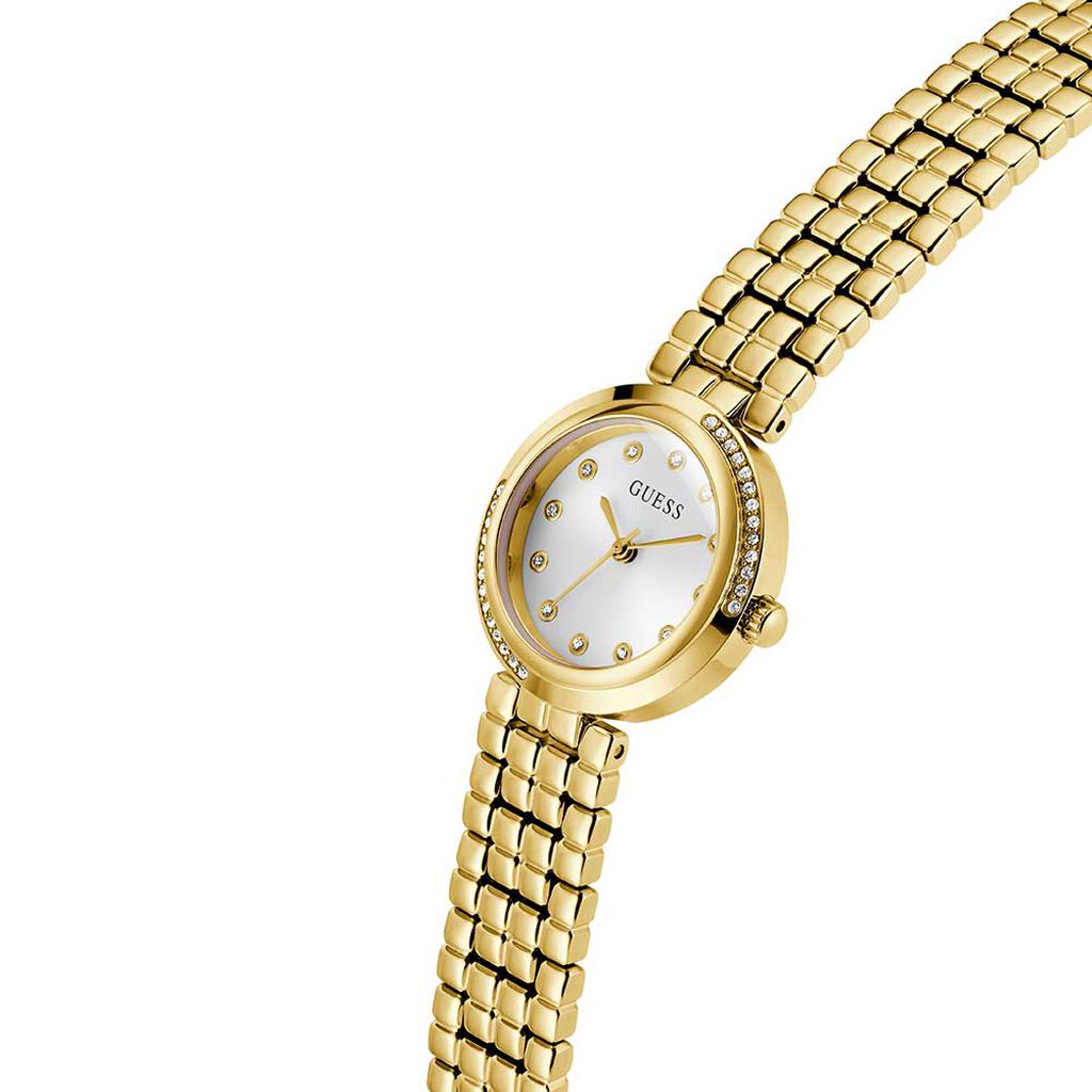 Montre Guess Clara Blanc - Id&eacute;es cadeaux Femme | Histoire d&rsquo;Or