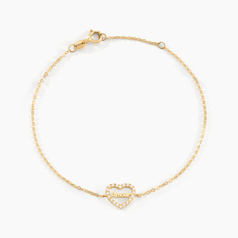 Bracelet Cowal Or Jaune Oxyde De Zirconium - Bracelets Femme | Histoire d’Or
