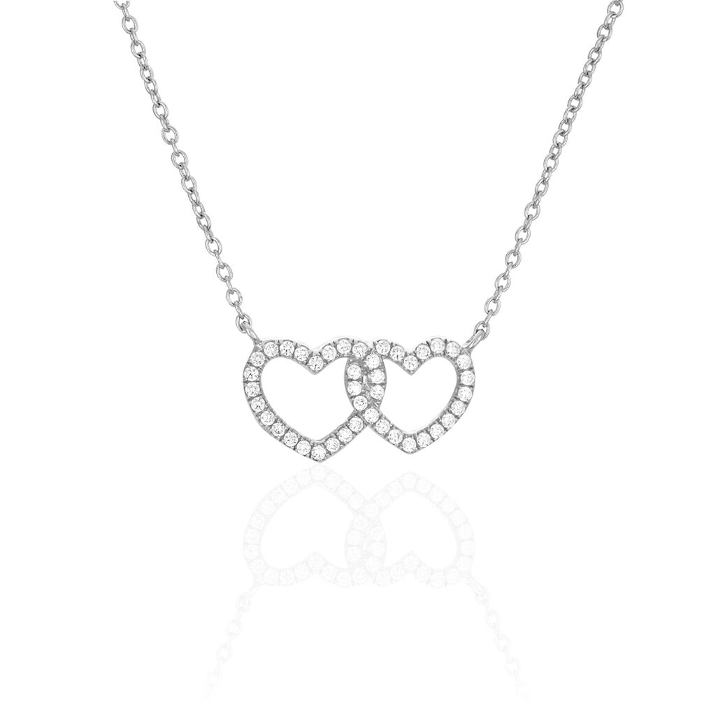 Collier Anne-ael Argent Blanc Oxyde De Zirconium