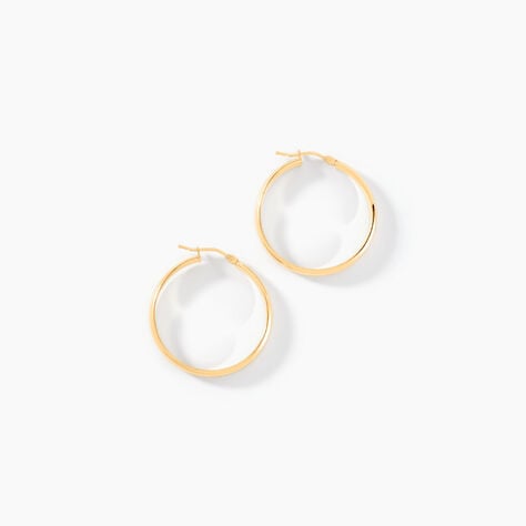Créoles Shalana Or Jaune - Boucles d'oreilles créoles Femme | Histoire d’Or