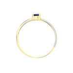 Bague Hannah Or Bicolore Saphir - Bagues solitaires Femme | Histoire d&rsquo;Or