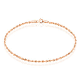 Bracelet Jerry Maille Corde Or Rose - Bracelets chaîne Femme | Histoire d’Or