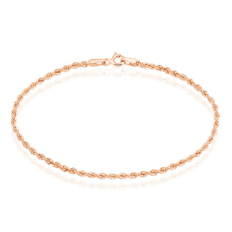 Bracelet Jerry Maille Corde Or Rose - Bracelets chaîne Femme | Histoire d’Or