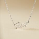 Collier Yuki Argent Blanc - Colliers fantaisie Femme | Histoire d&rsquo;Or