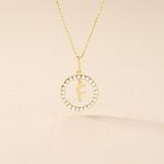 Pendentif Gabe Or Jaune Oxyde De Zirconium - Pendentifs Femme | Histoire d&rsquo;Or