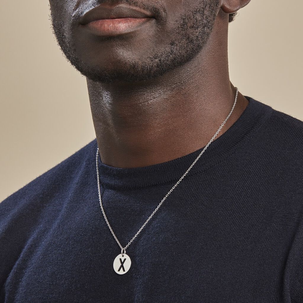 Pendentif Elio X Argent Blanc - Pendentifs Famille | Histoire d’Or