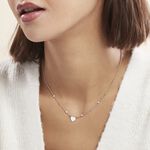 Collier Argent Blanc Augustine - Colliers fantaisie Femme | Histoire d&rsquo;Or