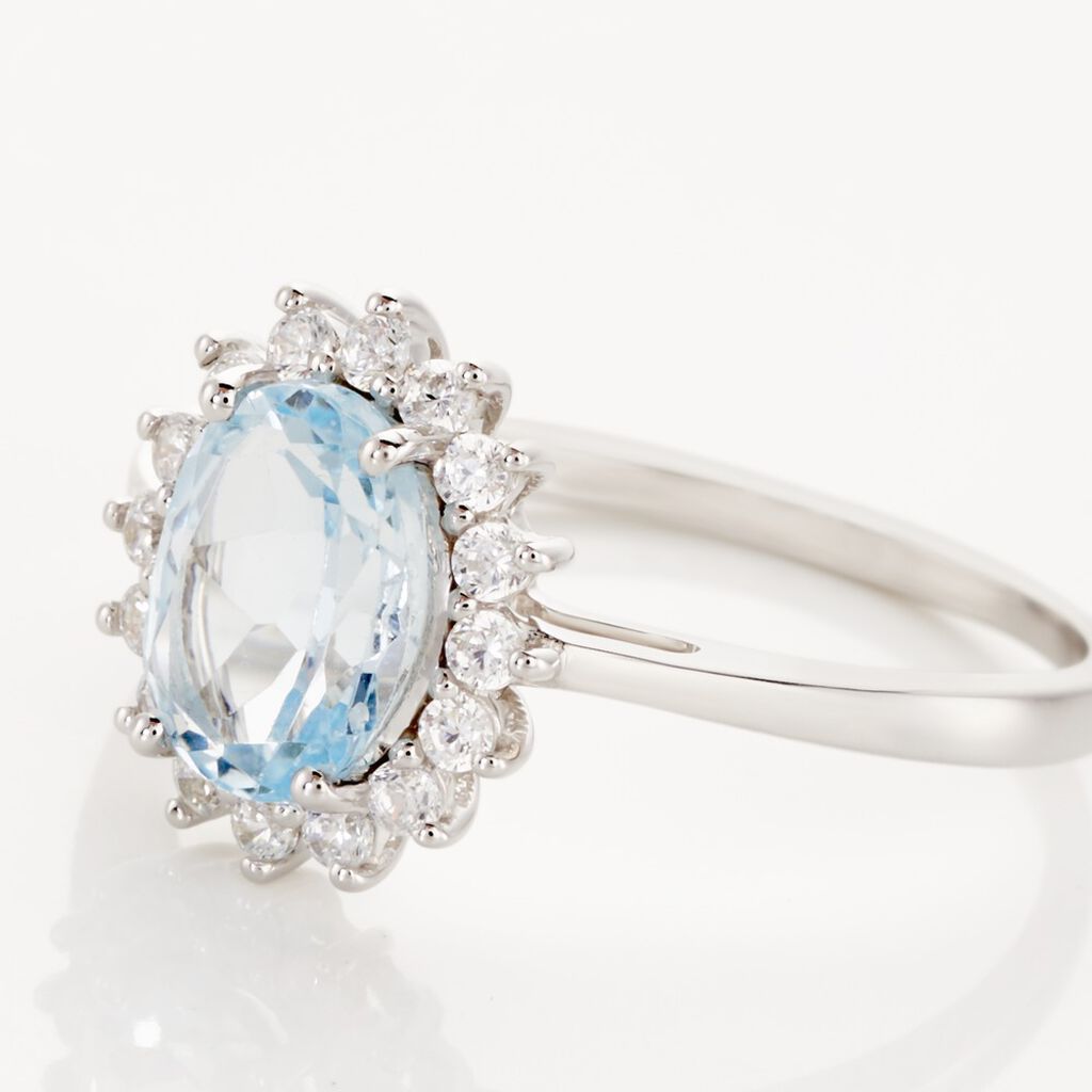 Bague Trick Or Blanc Topaze Et Oxyde - Bagues solitaires Femme | Histoire d&rsquo;Or