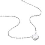 Collier Kariane Argent Blanc Oxyde De Zirconium - Colliers fantaisie Femme | Histoire d&rsquo;Or