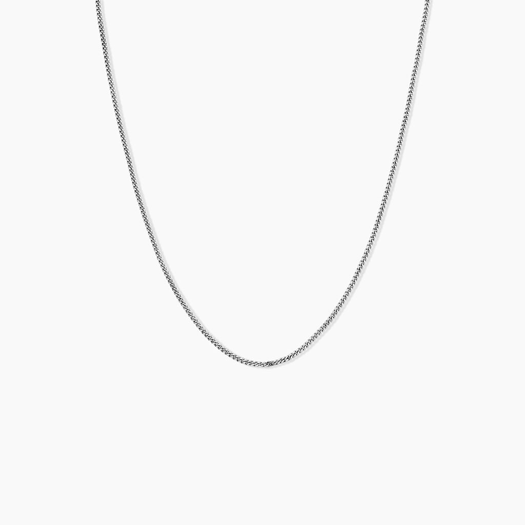 Cha&icirc;ne Clementine Argent Blanc - Chaines Femme | Histoire d&rsquo;Or