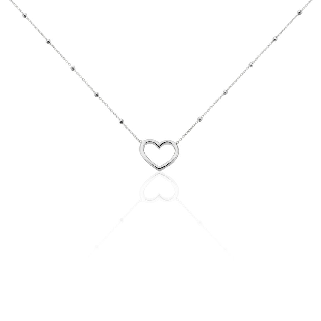 Collier Argent Blanc Gyoso - Colliers fantaisie Femme | Histoire d’Or