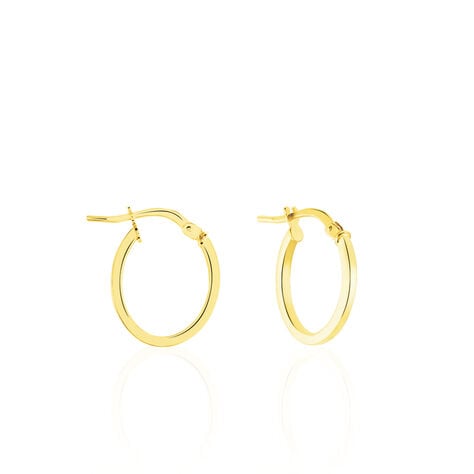 Cr&eacute;oles Telya Or Jaune - Boucles d'oreilles cr&eacute;oles Femme | Histoire d&rsquo;Or