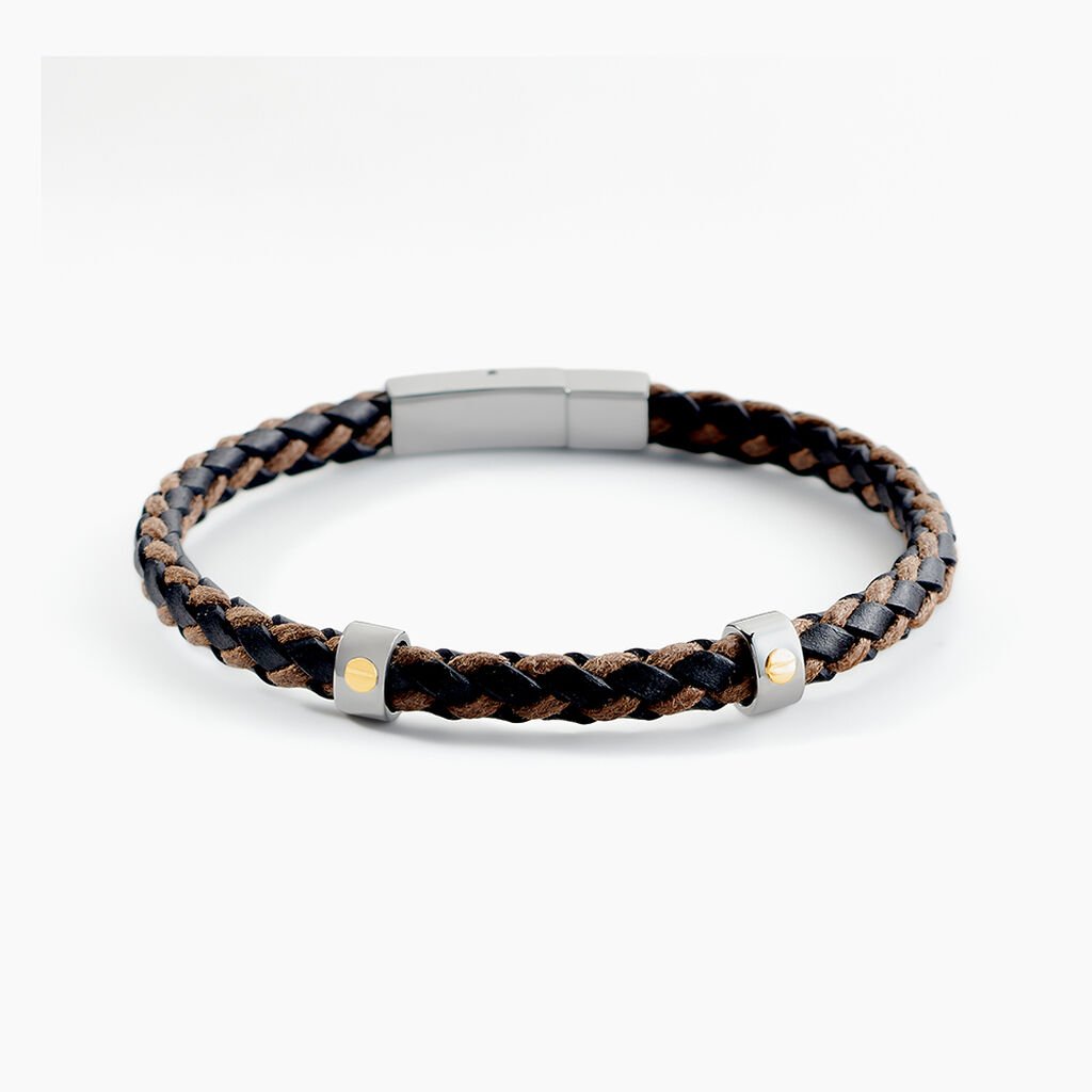 Bracelet Jourdan Dermot Cuir - Nouveautés bijoux Homme | Histoire d’Or