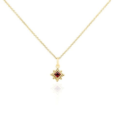 Collier Bobbie Plaqué Or Jaune Oxyde De Zirconium - Colliers Femme | Histoire d’Or