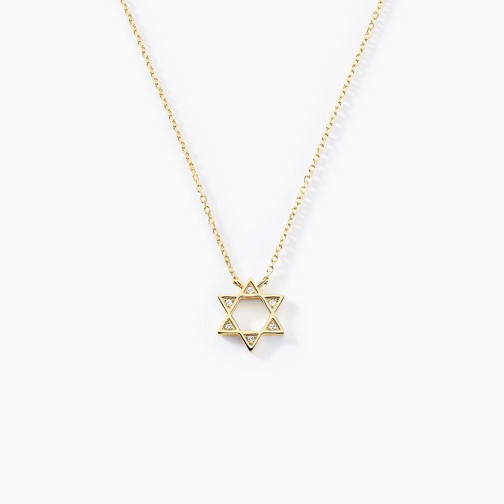 Collier Isak Or Jaune Diamant - Colliers Femme | Histoire d’Or