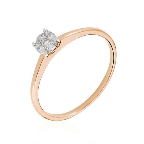 Bague Solitaire Or Rose Dream Diamants - Bagues solitaires Femme | Histoire d&rsquo;Or