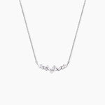 Collier Tapis Rouge Argent Blanc Oxyde De Zirconium - Bijoux sans pierre Femme | Histoire d&rsquo;Or