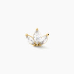 Piercing Gandie Acier Jaune Oxyde De Zirconium - Bijoux Femme | Histoire d&rsquo;Or