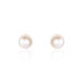Boucles D'oreilles Puces Suki Rondes Nacres Or Jaune Perle De Culture - Clous d'oreilles Femme | Histoire d’Or