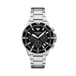 Montre Emporio Armani World Explorer Noir - Montres solaires Homme | Histoire d&rsquo;Or