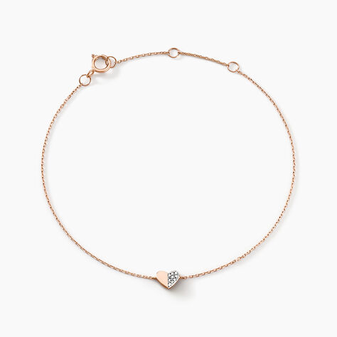Bracelet Emilia Or Rose Diamant - Bracelets Femme | Histoire d’Or