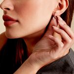 Cr&eacute;oles Riva Argent Blanc Oxyde De Zirconium - Boucles d'oreilles cr&eacute;oles Femme | Histoire d&rsquo;Or