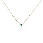 Collier D&eacute;claration Argent Rose Oxyde De Zirconium - Colliers fantaisie Femme | Histoire d&rsquo;Or