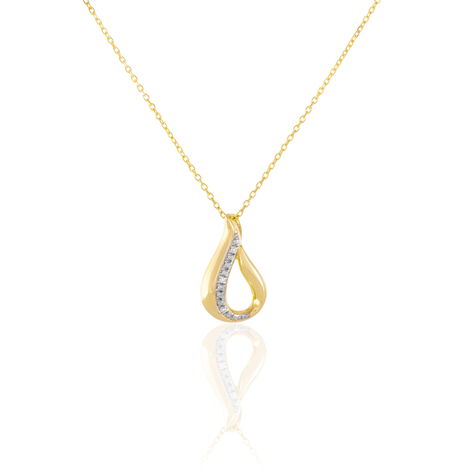 Collier Goccie Or Jaune Diamant - Colliers Femme | Histoire d’Or