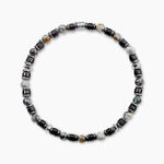 Bracelet Naturel Autres Vert H&eacute;matite Agate Turquoise - Bracelets Homme | Histoire d&rsquo;Or