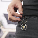 Porte Clefs Mariemeae Acier Bicolore - Autres bijoux Homme | Histoire d&rsquo;Or