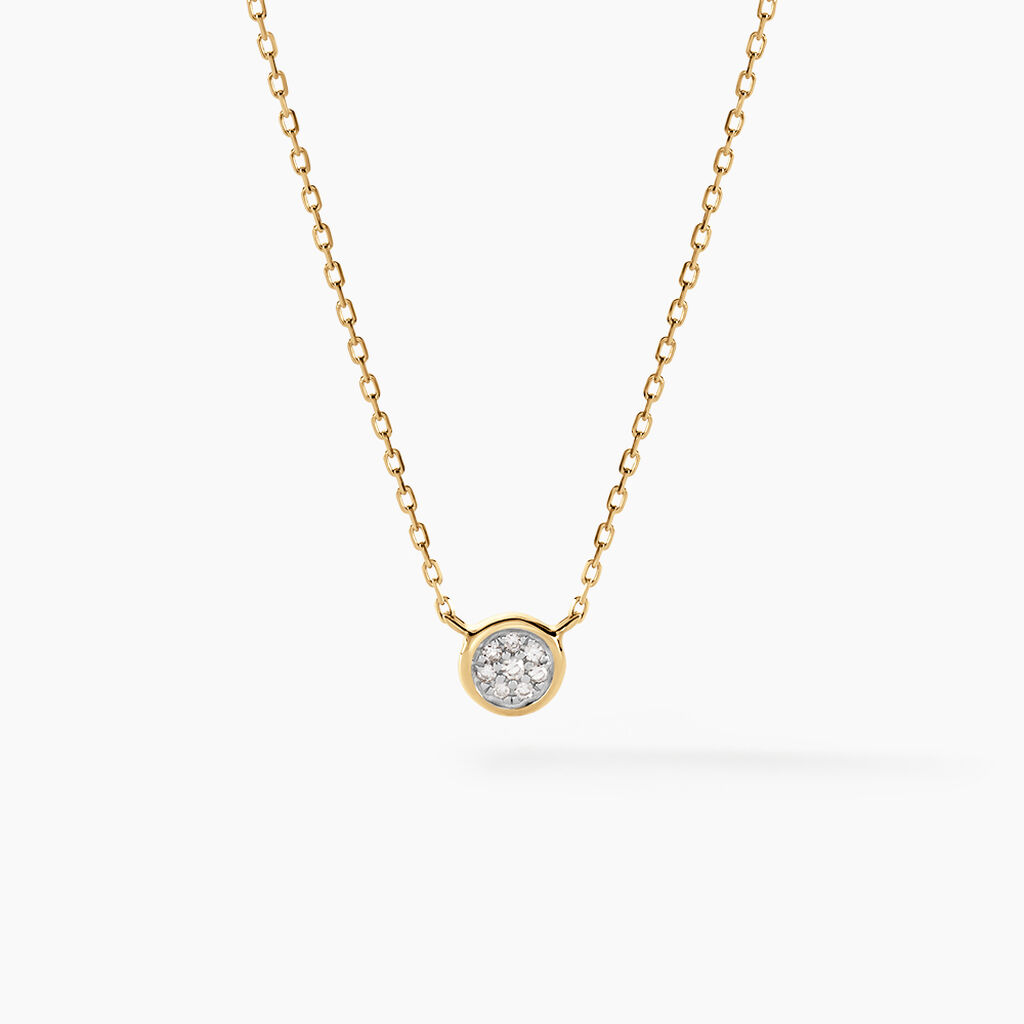 Collier Or Jaune Sofia Diamants - Colliers Femme | Histoire d&rsquo;Or