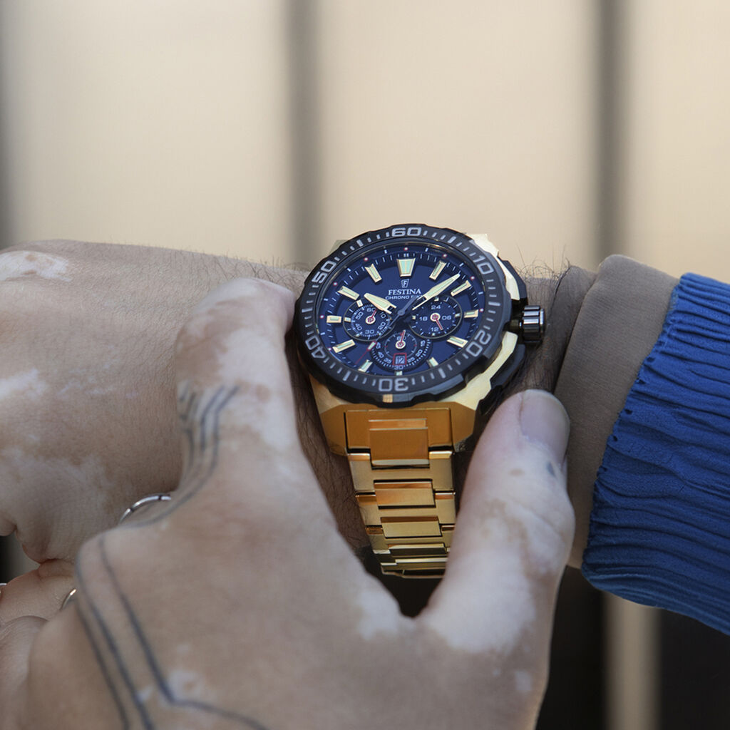 Montre Festina Chrono Bike 4 Bleu - Nouveautés Homme | Histoire d’Or