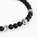 Bracelet Labhras Acier Blanc Agate - Bracelets Homme | Histoire d’Or